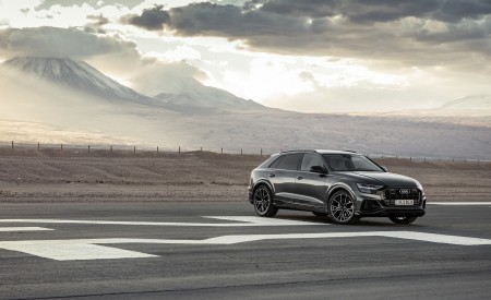 2019 Audi Q8 (Color: Daytona Grey) Front Three-Quarter Wallpapers 450x275 (184)