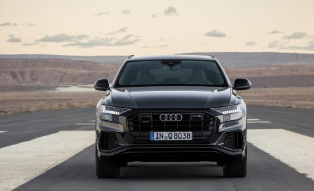 2019 Audi Q8 (Color: Daytona Grey) Front Wallpapers 450x275 (186)