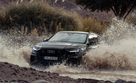 2019 Audi Q8 (Color: Daytona Grey) Off-Road Wallpapers 450x275 (180)