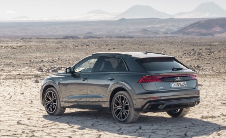 2019 Audi Q8 (Color: Daytona Grey) Rear Three-Quarter Wallpapers 450x275 (182)