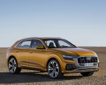 2019 Audi Q8 (Color: Dragon Orange) Front Three-Quarter Wallpapers 150x120