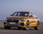 2019 Audi Q8 (Color: Dragon Orange) Front Wallpapers 150x120