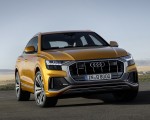 2019 Audi Q8 (Color: Dragon Orange) Front Wallpapers 150x120