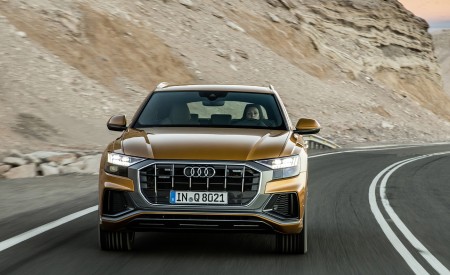 2019 Audi Q8 (Color: Dragon Orange) Front Wallpapers 450x275 (121)
