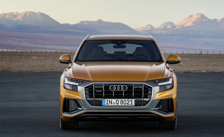 2019 Audi Q8 (Color: Dragon Orange) Front Wallpapers 450x275 (122)