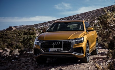 2019 Audi Q8 (Color: Dragon Orange) Off-Road Wallpapers 450x275 (124)