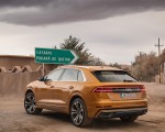 2019 Audi Q8 (Color: Dragon Orange) Rear Three-Quarter Wallpapers 150x120