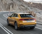 2019 Audi Q8 (Color: Dragon Orange) Rear Three-Quarter Wallpapers 150x120
