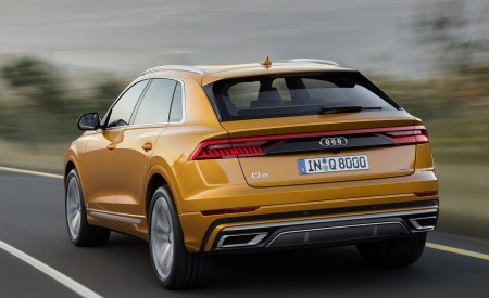 2019 Audi Q8 (Color: Dragon Orange) Rear Wallpapers 450x275 (119)