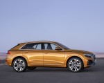 2019 Audi Q8 (Color: Dragon Orange) Side Wallpapers 150x120