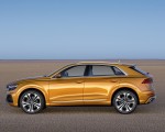 2019 Audi Q8 (Color: Dragon Orange) Side Wallpapers 150x120