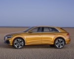 2019 Audi Q8 (Color: Dragon Orange) Side Wallpapers 150x120