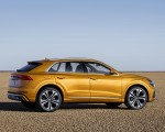 2019 Audi Q8 (Color: Dragon Orange) Side Wallpapers 150x120