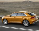2019 Audi Q8 (Color: Dragon Orange) Side Wallpapers 150x120
