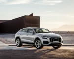 2019 Audi Q8 (Color: Floret Silver) Front Three-Quarter Wallpapers 150x120