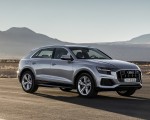 2019 Audi Q8 (Color: Floret Silver) Front Three-Quarter Wallpapers 150x120