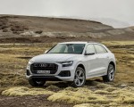 2019 Audi Q8 (Color: Glacier White) Front Three-Quarter Wallpapers 150x120