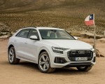 2019 Audi Q8 (Color: Glacier White) Front Three-Quarter Wallpapers 150x120