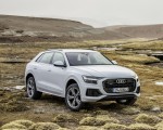 2019 Audi Q8 (Color: Glacier White) Front Three-Quarter Wallpapers 150x120