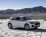 2019 Audi Q8 (Color: Glacier White) Front Three-Quarter Wallpapers 150x120