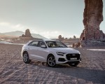 2019 Audi Q8 (Color: Glacier White) Front Three-Quarter Wallpapers 150x120