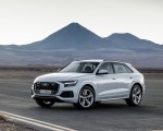 2019 Audi Q8 (Color: Glacier White) Front Three-Quarter Wallpapers 150x120