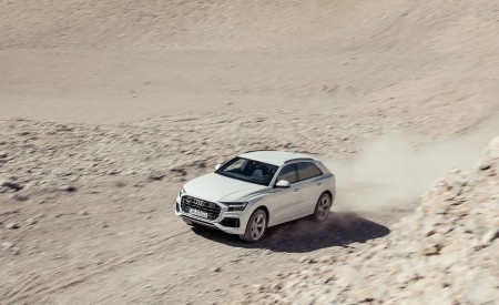 2019 Audi Q8 (Color: Glacier White) Off-Road Wallpapers 450x275 (219)