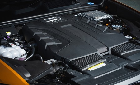 2019 Audi Q8 S Line 50 TDI Quattro (UK-Spec) Engine Wallpapers 450x275 (83)