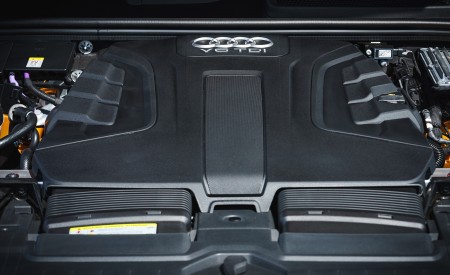 2019 Audi Q8 S Line 50 TDI Quattro (UK-Spec) Engine Wallpapers 450x275 (84)