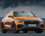 2019 Audi Q8 S Line 50 TDI Quattro (UK-Spec) Front Three-Quarter Wallpapers 150x120