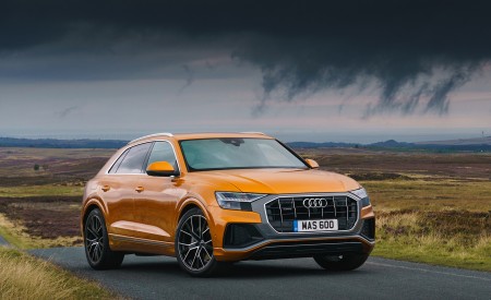 2019 Audi Q8 S Line 50 TDI Quattro (UK-Spec) Front Three-Quarter Wallpapers 450x275 (52)