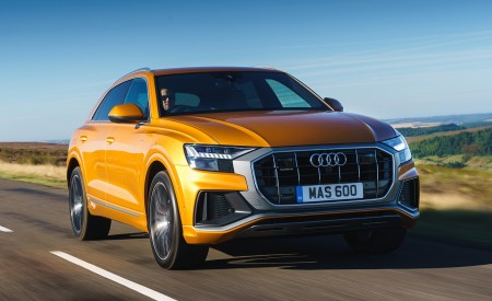 2019 Audi Q8 S Line 50 TDI Quattro (UK-Spec) Front Three-Quarter Wallpapers 450x275 (27)