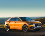 2019 Audi Q8 S Line 50 TDI Quattro (UK-Spec) Front Three-Quarter Wallpapers 150x120