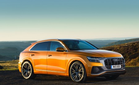 2019 Audi Q8 S Line 50 TDI Quattro (UK-Spec) Front Three-Quarter Wallpapers 450x275 (62)