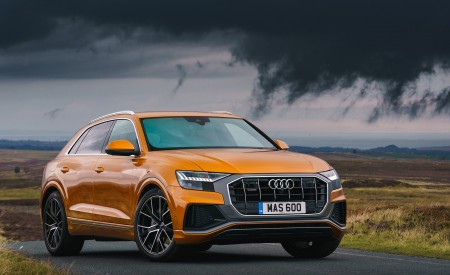 2019 Audi Q8 S Line 50 TDI Quattro (UK-Spec) Front Three-Quarter Wallpapers 450x275 (53)