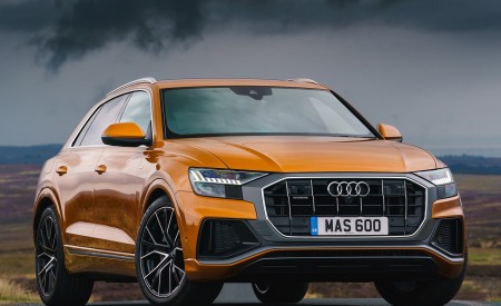 2019 Audi Q8 S Line 50 TDI Quattro (UK-Spec) Front Three-Quarter Wallpapers 450x275 (64)