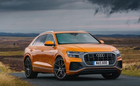 2019 Audi Q8 S Line 50 TDI Quattro (UK-Spec) Front Three-Quarter Wallpapers 450x275 (54)