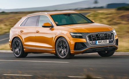 2019 Audi Q8 S Line 50 TDI Quattro (UK-Spec) Front Three-Quarter Wallpapers 450x275 (28)