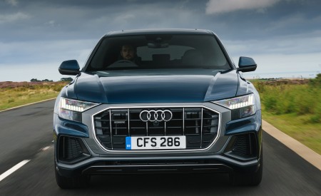 2019 Audi Q8 S Line 50 TDI Quattro (UK-Spec) Front Wallpapers 450x275 (4)