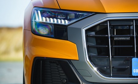 2019 Audi Q8 S Line 50 TDI Quattro (UK-Spec) Headlight Wallpapers 450x275 (73)