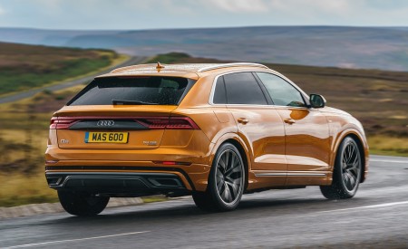 2019 Audi Q8 S Line 50 TDI Quattro (UK-Spec) Rear Three-Quarter Wallpapers 450x275 (21)
