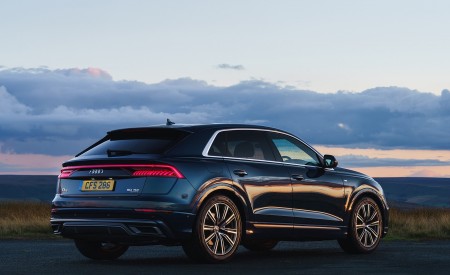 2019 Audi Q8 S Line 50 TDI Quattro (UK-Spec) Rear Three-Quarter Wallpapers 450x275 (13)
