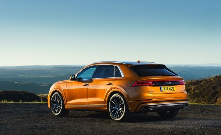 2019 Audi Q8 S Line 50 TDI Quattro (UK-Spec) Rear Three-Quarter Wallpapers 450x275 (66)
