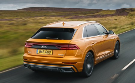 2019 Audi Q8 S Line 50 TDI Quattro (UK-Spec) Rear Three-Quarter Wallpapers 450x275 (22)