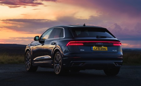 2019 Audi Q8 S Line 50 TDI Quattro (UK-Spec) Rear Three-Quarter Wallpapers 450x275 (14)