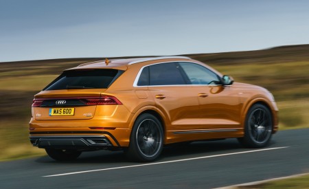 2019 Audi Q8 S Line 50 TDI Quattro (UK-Spec) Rear Three-Quarter Wallpapers 450x275 (38)