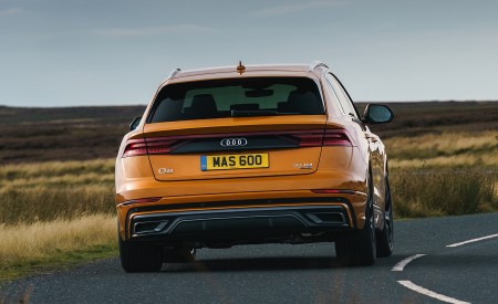 2019 Audi Q8 S Line 50 TDI Quattro (UK-Spec) Rear Wallpapers 450x275 (51)
