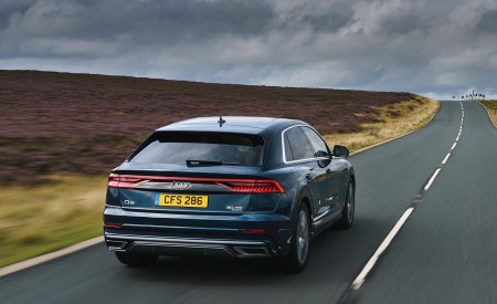 2019 Audi Q8 S Line 50 TDI Quattro (UK-Spec) Rear Wallpapers 450x275 (7)