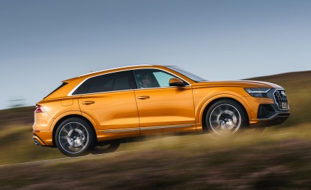 2019 Audi Q8 S Line 50 TDI Quattro (UK-Spec) Side Wallpapers 450x275 (44)
