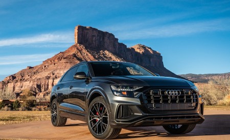 2019 Audi Q8 (US-Spec) Front Three-Quarter Wallpapers 450x275 (48)